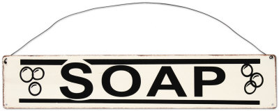 Soap Tin Sign Soap Tin Sign