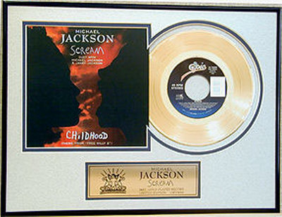 Michael Jackson Framed Memorabilia Michael Jackson Framed Memorabilia