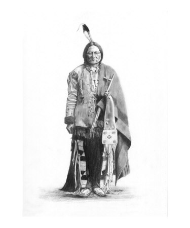 Chief Sitting Bull Giclee Print Chief Sitting Bull Giclee Print