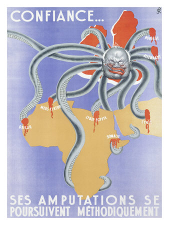 WWII, French Algerian Propaganda Giclee Print WWII, French Algerian Propaganda Giclee Print
