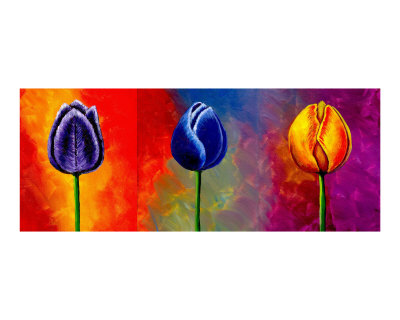 DANCING TULIPS Giclee Print DANCING TULIPS Giclee Print