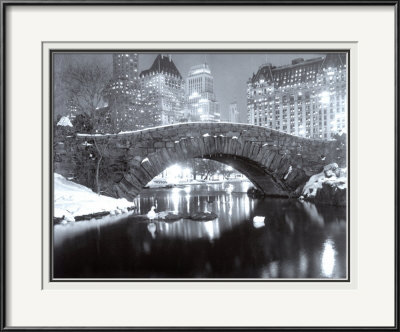 New York Pond in Winter Framed Print New York Pond in Winter Framed Print