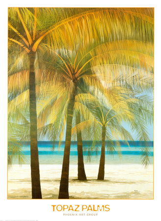 Topaz Palms Print Topaz Palms Print