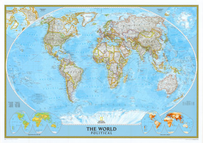 World Political Map Poster World Political Map Poster