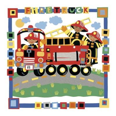 Firetruck Print Firetruck Print