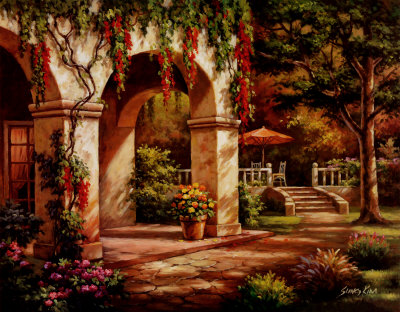 Arch Courtyard II Print Arch Courtyard II Print