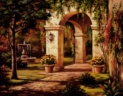 Arch Courtyard I Print Arch Courtyard I Print