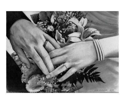 Wedding Hands Giclee Print Wedding Hands Giclee Print