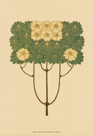 Arts and Crafts Tree I Print Arts and Crafts Tree I Print