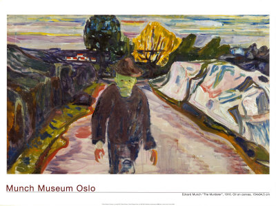 The Murderer, 1910 Print The Murderer, 1910 Print