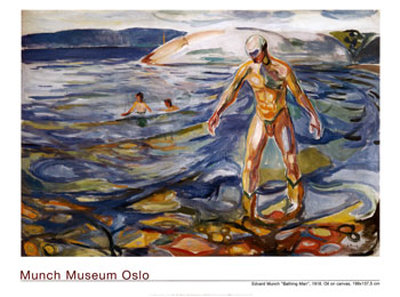 Bathing Man, 1918 Print Bathing Man, 1918 Print