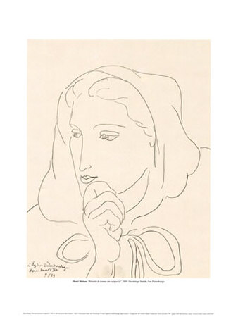 Portrait of a Woman Print Portrait of a Woman Print