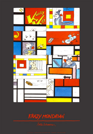 Krazy Mondrian Print Krazy Mondrian Print