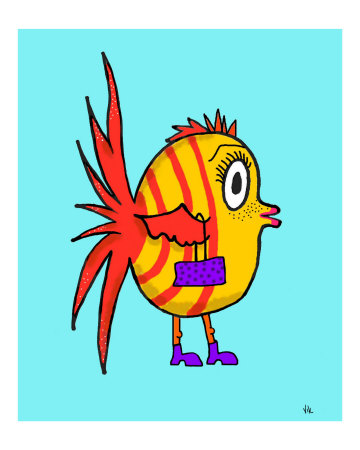 shoppin' chick fish Photographic Print shoppin' chick fish Photographic Print