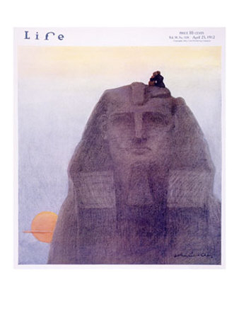 Egypt and the Sphynx Giclee Print Egypt and the Sphynx Giclee Print