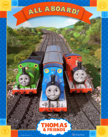Thomas and Friends, All Aboard Print Thomas and Friends, All Aboard Print