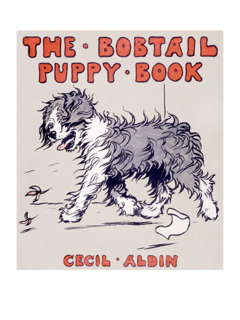 The Bobtail Puppy Giclee Print The Bobtail Puppy Giclee Print