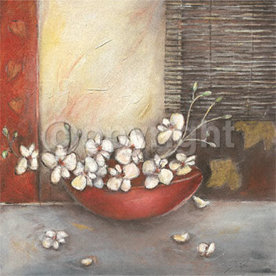 Asian Blossoms II Print Asian Blossoms II Print