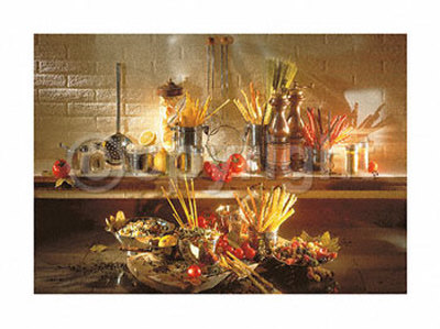 Bunte Nudeln Print Bunte Nudeln Print