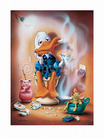 Lonely Smoker Print Lonely Smoker Print
