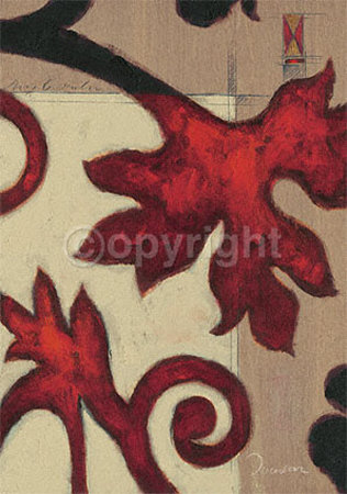 Ornament Leaf Print Ornament Leaf Print