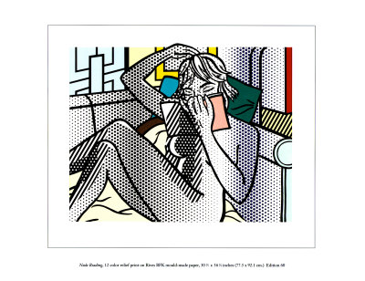 Nude Reading Print Nude Reading Print
