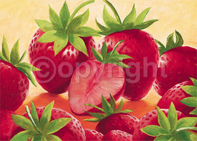Strawberry Kiss Print Strawberry Kiss Print