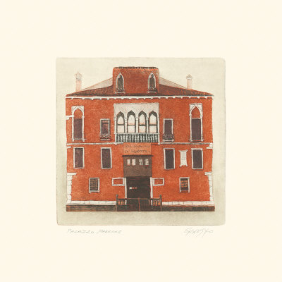 Palazzo Marrone Print Palazzo Marrone Print