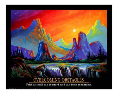 Overcoming Obstacles Giclee