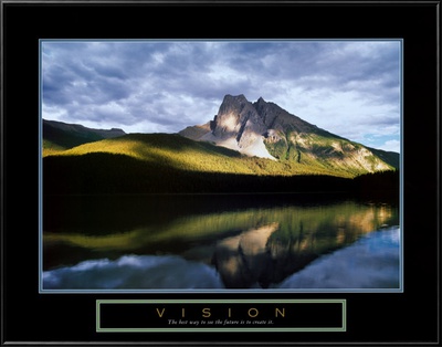 Vision - Mountain Reflection Framed Print Vision - Mountain Reflection Framed Print