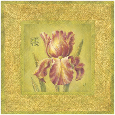 Golden Iris Print Golden Iris Print