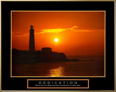 Dedication - Lighthouse Framed Print Dedication - Lighthouse Framed Print