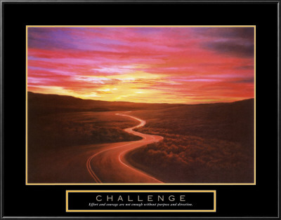 Challenge - Winding Road Framed Print Challenge - Winding Road Framed Print