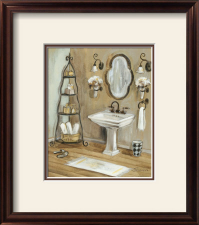 French Bath I Framed Print French Bath I Framed Print