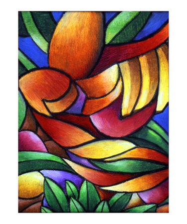 Tropical Fruits Giclee Print Tropical Fruits Giclee Print
