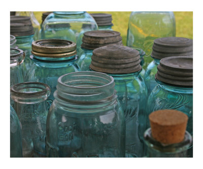 Old Mason Jars Photographic Print Old Mason Jars Photographic Print