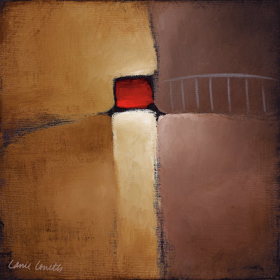 Chocolate Square IV Print Chocolate Square IV Print