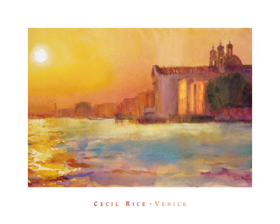 Sunset over Zattere Print Sunset over Zattere Print