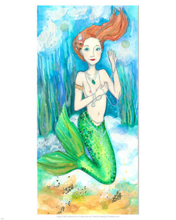 Mermaid Print Mermaid Print