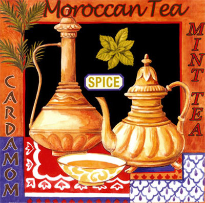 Moroccan Tea Print Moroccan Tea Print