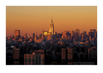 Manhattan Dusk Print Manhattan Dusk Print