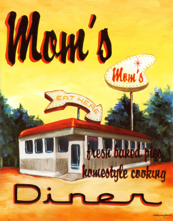 Mom's Diner Print Mom's Diner Print
