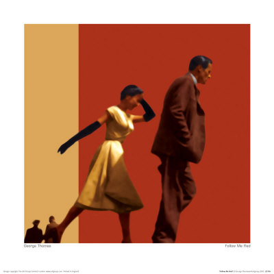 Follow Me Red Print Follow Me Red Print