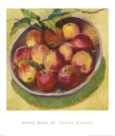 Apple Bowl II Print Apple Bowl II Print