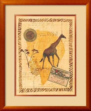 Travel Giraffe Framed Print Travel Giraffe Framed Print
