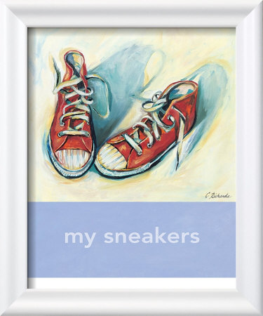 My Sneakers Framed Print My Sneakers Framed Print