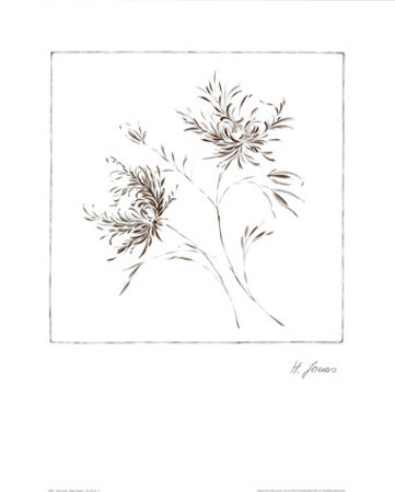 Wispy Flowers I Print Wispy Flowers I Print