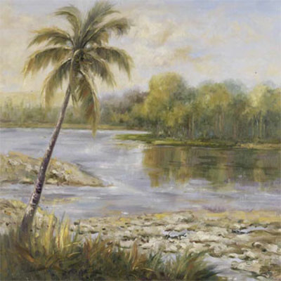Island Tropics l Hand Painted Art Island Tropics l Hand Painted Art