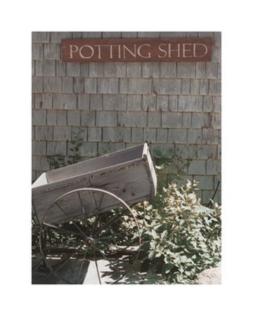 Potting Shed Print Potting Shed Print