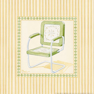 Retro Patio Chair II Print Retro Patio Chair II Print